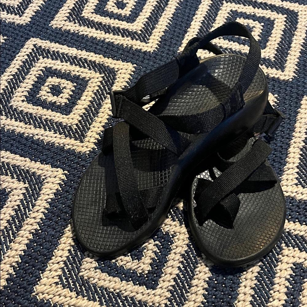 Chaco Black Strappy Sandals